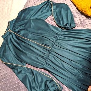 AUTHENTIC VINTAGE late 70s long sleeve Bleeker Street dress